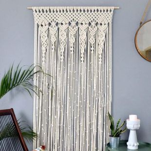 Handwoven Macrame Design Curtain