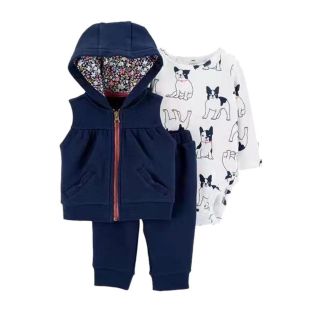 3-Piece Set with Dog Design for Kids