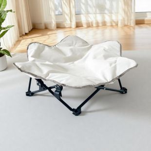 سرير سداسي الشكل قابل للطي للحيوانات الأليفة