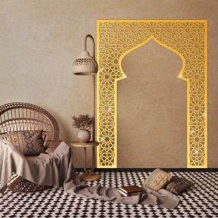 Acrylic Arch Mirror Wall Sticker