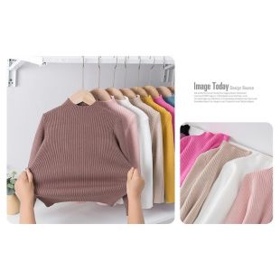 Long Sleeve pullover with High Neck for Kids