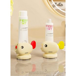 موزع معجون أسنان بتصميم لطيف بقاعدة –2 حبة