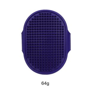 Pet Massage Brush with Soft Rubber Tips – 12.3 × 9.7 × 3 cm