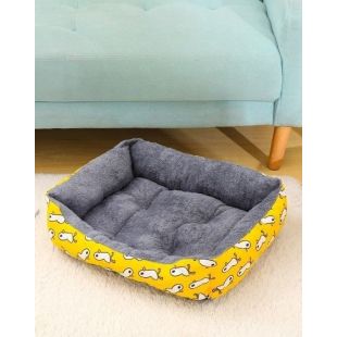سرير حيوانات أليفة مبطّن بتصميم Yellow Duck