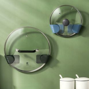 ستاند أغطية أواني ولوح تقطيع بتركيب لاصق 3 حبة