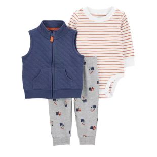 3-Piece Ribbed Set for Kids