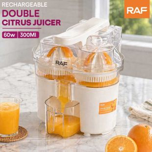 Rechargeable Double Citrus Juicer 60W 300ml by RAF