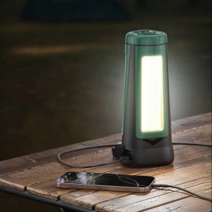 Green Lion Solar Charging and Power Bank 9000mAh Explorer Tripod Camping Light
