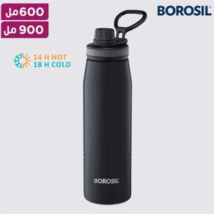زجاجة مياه Hydra معزولة مزدوجة الجدار 600 أو 900 مل من Borosil