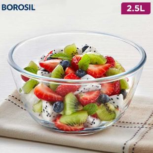 Borosil 2.5L Borosilicate Glass Mixing Bowl