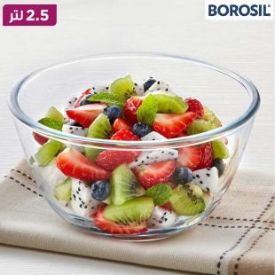 Borosilicate Glass Mixing and Prep Bowl 2.5L by Borosil