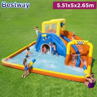 Inflatable Water Play Park 5.51 × 5 × 2.65M by Bestway