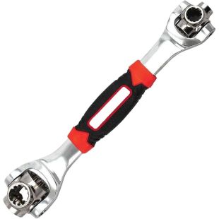 48-in-1 Universal Multifunction Wrench with Dual Rotating Heads