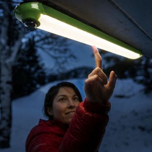 1200LM Inflatable LED Camping Light with Magnetic Mount