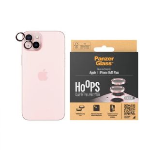 PanzerGlass Premium Camera Lens Protection for iPhone 15 & 15 Plus – Pink