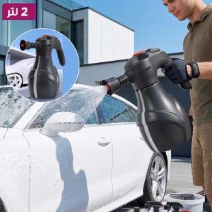 بخاخ فوم كهربائي قابل للشحن سعة 2 لتر مع فوهة قابلة للتعديل