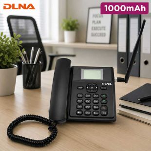 Dual SIM Fixed Wireless Phone with 1000mAh Battery by DLNA