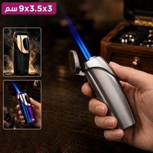 ولاعة صغيرة بنظام إشعال باللمس 3 × 3.5 × 9 سم