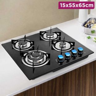HappyHome 4 Burner LPG Gas Stove 15 x 55 x 65cm