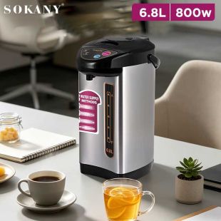 Sokany 6.8L Stainless Steel Thermo Pot Water Boiler 800W