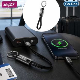 ميدالية شحن USB-C إلى Lightning بقوة 27 واط من Go-Des