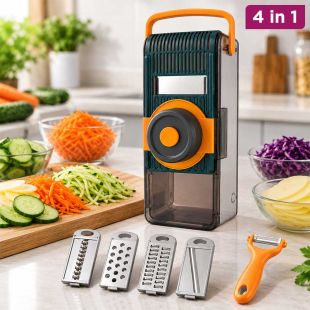 4 in 1 Multifunctional Vegetable Cutter with Peeler