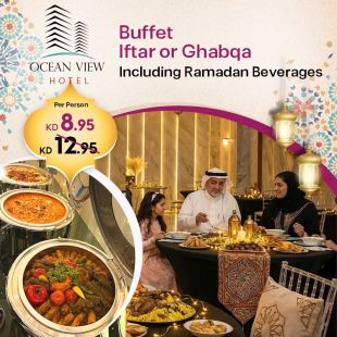Delightful Iftar or Ghabqa Experience with Beverages at Ocean View Hotel