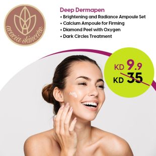 Deep Dermapen + Brightening and Radiance Ampoule Set at Acacia Skin