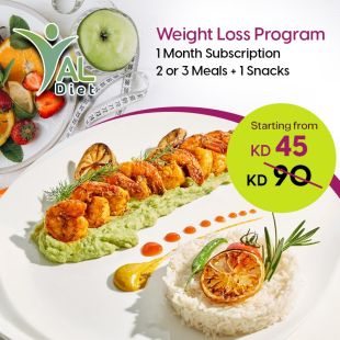 One Month Diet Package with 2 or 3 Meals Daily Delivered to your Home from YAL Diet