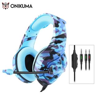 سماعة رأس سلكية 3.5 مم لبلاي ستيشن 4 والكمبيوتر من Onikuma