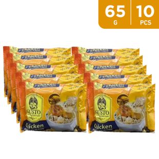 Gusto - Noodles Chicken Flavor Bag 10 x 65g