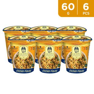 Gusto Noodels Chicken Flavor 6 x 60g