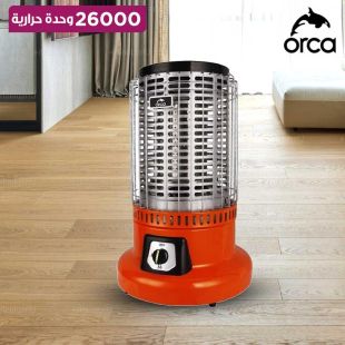 دفاية غاز بقوة 26000 BTU بهيكل فولاذي من Orca