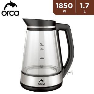 1850W Glass Kettle 1.7L by Orca