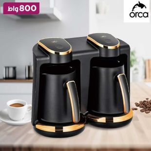 محضرة القهوة التركية الثنائية 800 واط من Orca