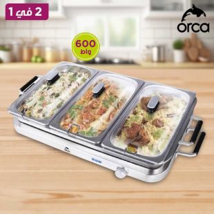 2 in 1 Food Tray Warmer 600W by Orca