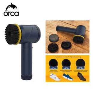Shoe Cleaner with 3 Brush Heads by Orca