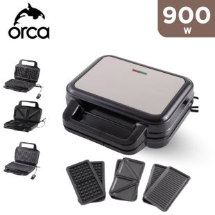 900W Sandwich Maker and Grill by Orca