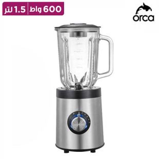 خلاط زجاج 1.5 لتر 600 واط من Orca