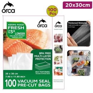 Vacuum Sealer Bag 20x30cm 100Pcs by Orca