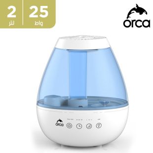 مرطب الهواء مع بخار بارد سعة 2 لتر 25 واط من Orca