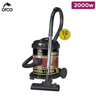 Orca 2000W Drum Vacuum Cleaner 15L