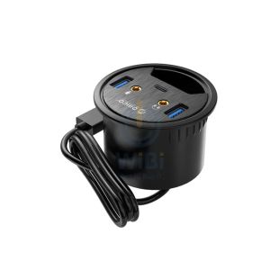 موزع طاقة مكتبي متعدد الوظائف مزود بحلقة توصيل من ORICO