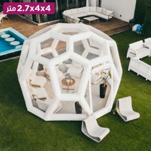 خيمة قمرية شفافة قابلة للنفخ للأنشطة الخارجية