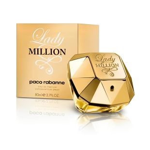 عطر Lady Million للسيدات 80 مل EDP من Paco Rabanne - منتج جديد / كرتون تالف