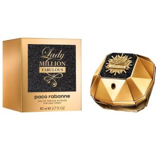 Paco Rabanne Lady Million Fabulous Intense 80ml EDP For Women - New Product / Damage Box