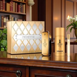 Paco Rabanne One Million 3Pcs EDT Gift Set For Men