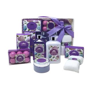 Paris Glam Body Care 8Pcs Set - Purple Lovely