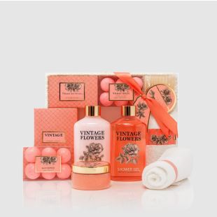 Paris Glam Vintage Flower Body Care 8Pcs Set