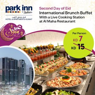 Brunch Buffet Second Day of Eid from Park Inn by Radisson Hotel
